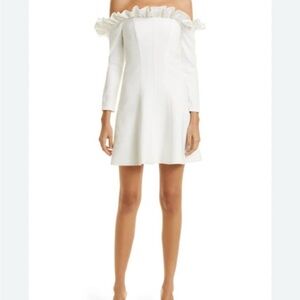 Elegant Off-Shoulder White Dress